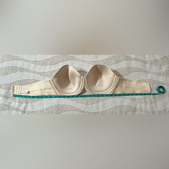 Lilyette Convertible Strapless, Size 42C Underwire Style 0983, Light Beige - Picture 10 of 14